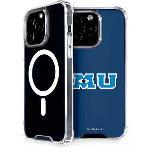 Disney Monsters University MU Logo iPhone 15 Pro MagSafe Case